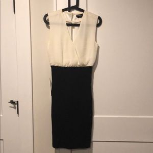 Black and white BeBe dress